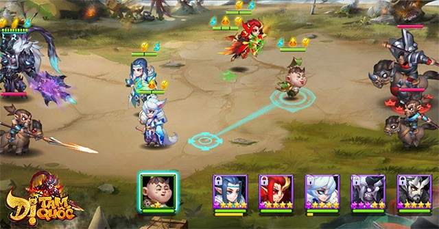 Game Dị Tam Quốc Mobile