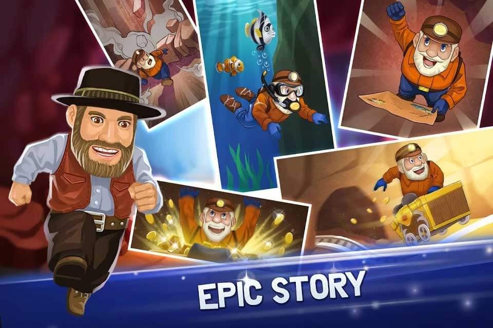 Gold Miner World Tour cho Android – Trải nghiệm khai thác vàng thú vị