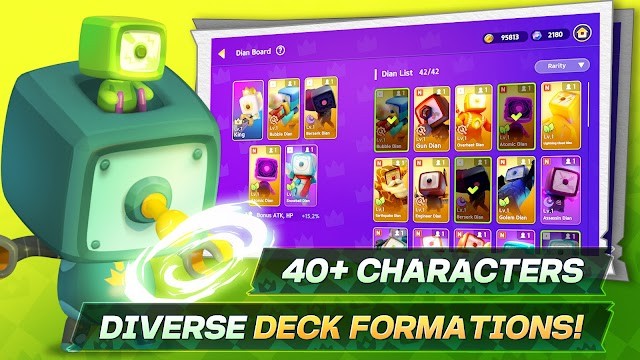 Hơn 40 nhân vật cho phép các kết hợp đội hình đa dạng