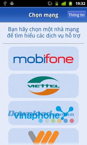 Dịch vụ di động for Android