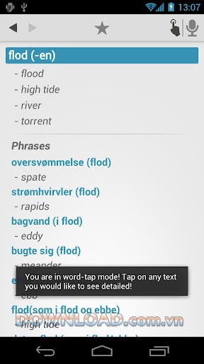 Dictionary Danish English Free for Android