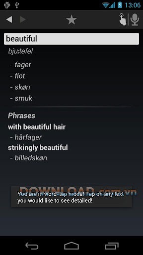 Dictionary Danish English Free for Android