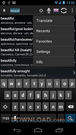 Dictionary Latin English Free for Android
