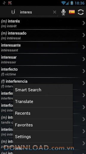 Dictionary Spanish French Free for Android