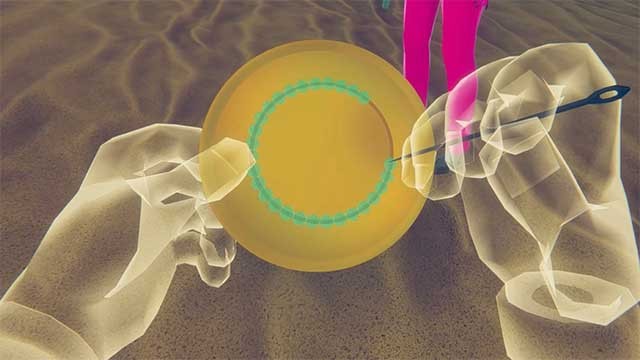 Die Cutting VR là game mô phỏng dựa theo trò chơi Tách kẹo đường trong Squid Game