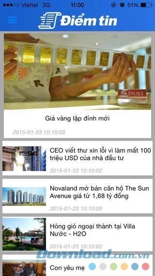 Tin nóng được tổng hợp và chọn lọc thông minh