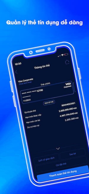 Quản lý thẻ tín dụng dễ dàng