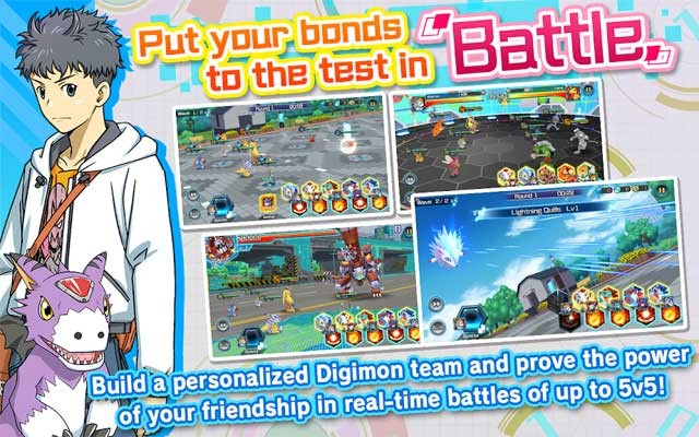 Kiểm tra sức mạnh của mối liên kết giữa Digimon và Tamer trong các trận chiến