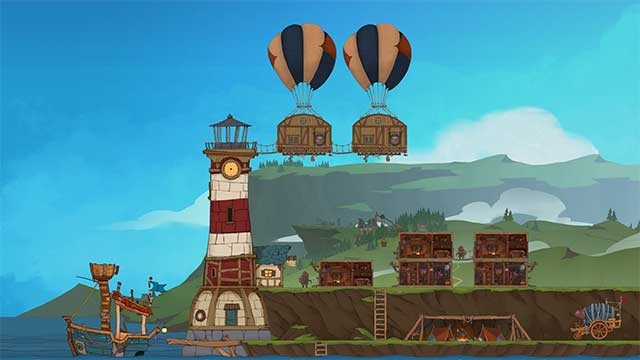 Diluvian Winds là game quản lý khu tái định cư sống động