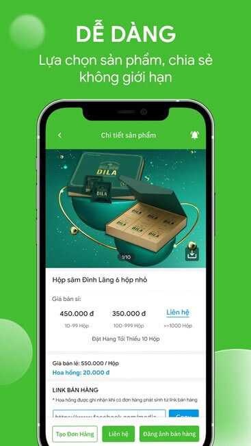 Dễ dàng lựa chọn sản phẩm