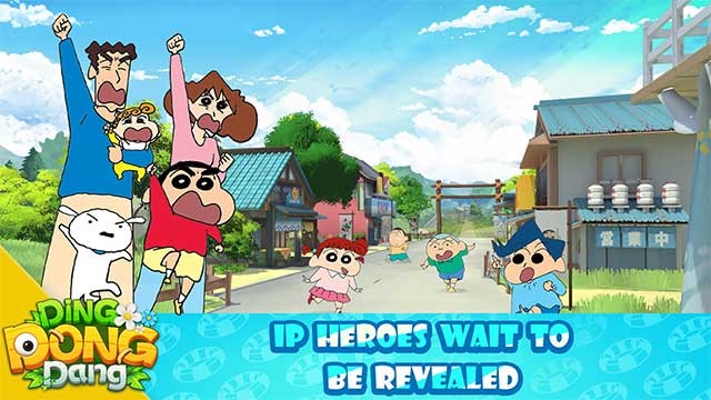 Ding Dong Dang là game MMO vui nhộn trong thế giới Shin - Cậu bé bút chì