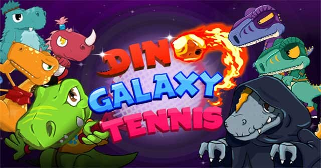 Dino Galaxy Tennis là game khủng long đánh tennis vui nhộn