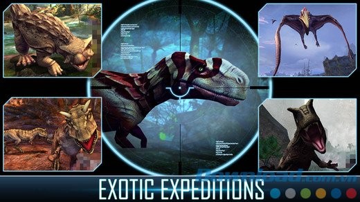 Hoàn thành chuỗi nhiệm vụ săn khủng long