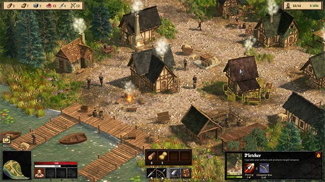 Khai thác tài nguyên để phục vụ cho xây dựng và sản xuất, chiến đấu trong Dinolords game