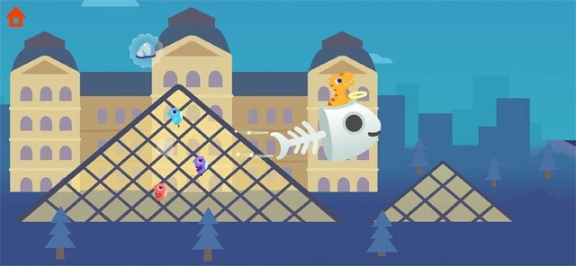 Game bé lái máy bay khám phá bầu trời - Dinosaur Plane