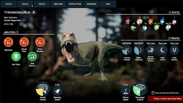 Trong Dinosaurs Prehistoric Survivors, bạn sẽ vào vai một con khủng long