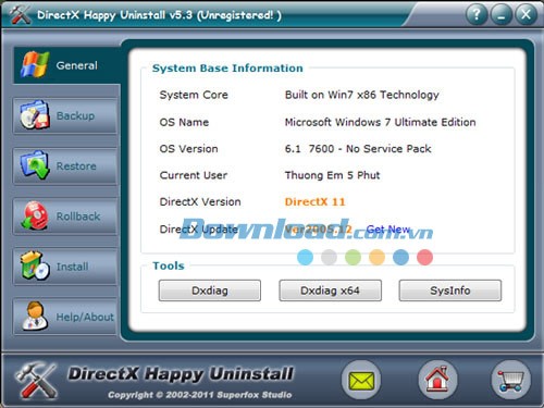 DirectX Happy Uninstall