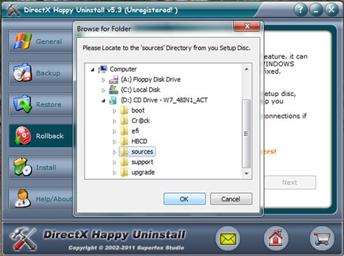 DirectX Happy Uninstall