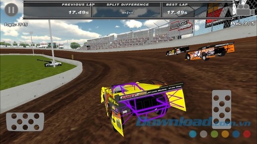 Khám phá những đường đua kịch tính trong Dirt Trackin cho iOS