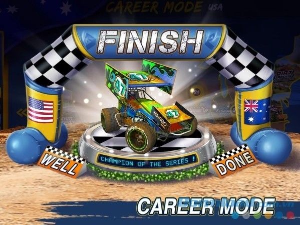 Dirt Trackin Sprint Cars cho Android có nhiều chế độ chơi để bạn lựa chọn