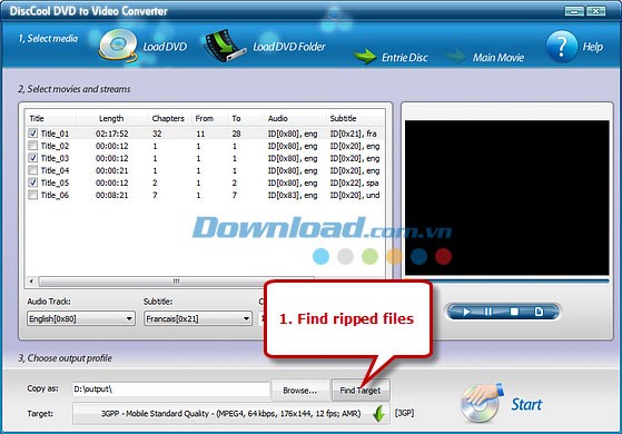 DiscCool DVD to Video Converter