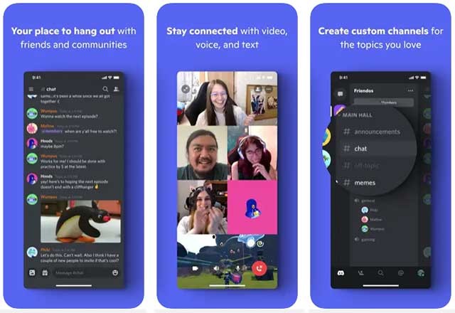 Tham gia các kênh voice và trò chuyện với nhóm của bạn