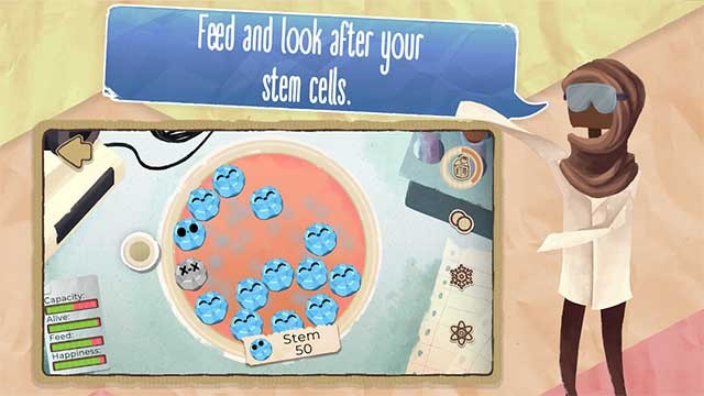 Phát triển và chăm sóc các tế bào gốc trong game Dish Life for Android