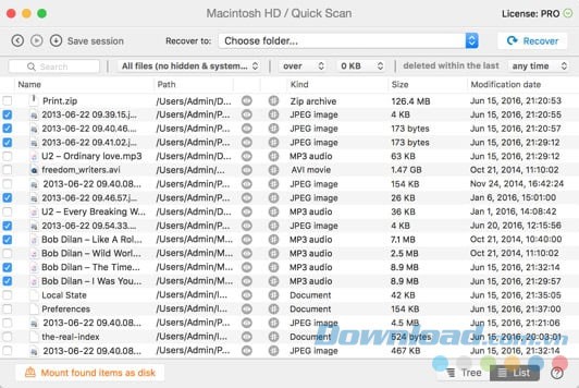 Khôi phục dữ liệu trên Macbook