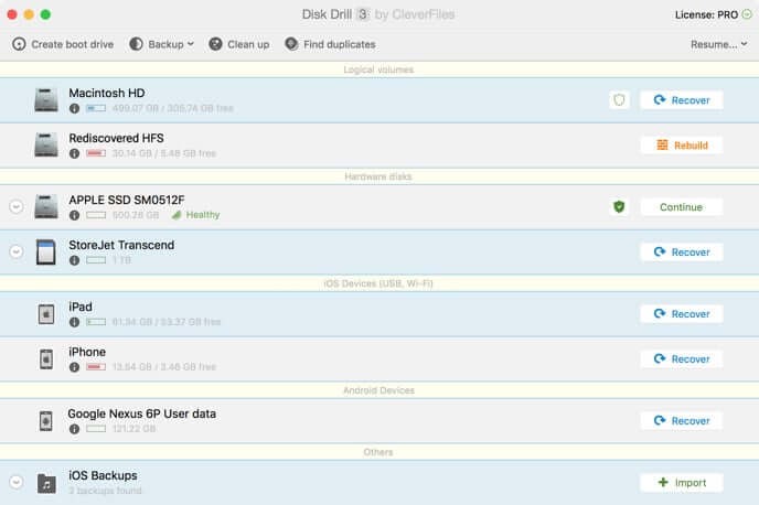 Cập nhật Disk Drill cho Mac mới nhất