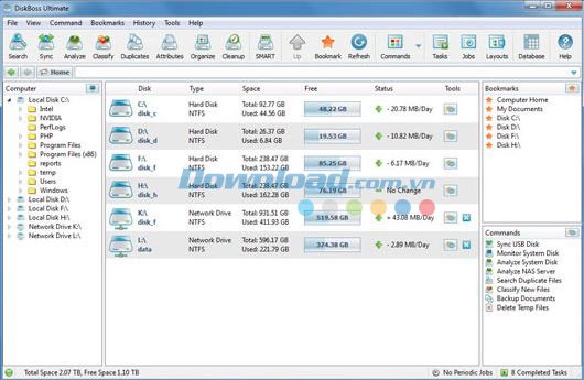 Giao diện chính của phần mềm