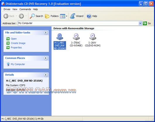 DiskInternals CD and DVD Recovery