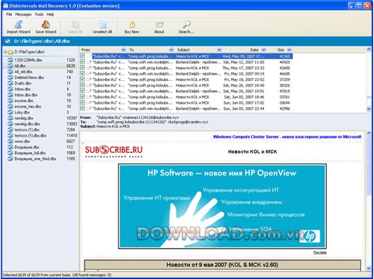 DiskInternals Mail Recovery
