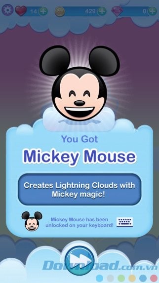 Thu thập Emoji nhân vật hoạt hình