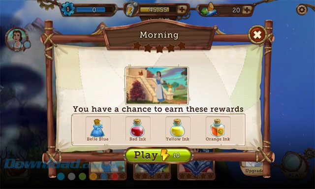 Kiếm các món đồ sau mỗi câu đố