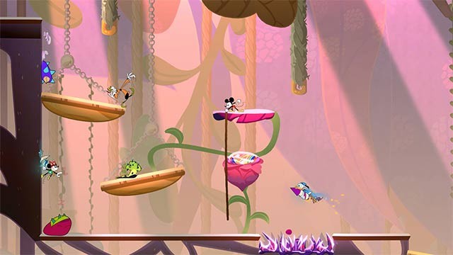 Điều khiển nhân vật chạy nhảy, vượt chướng ngại vật để thu thập 3 cuốn sách và cứu thế giới khỏi thảm họa