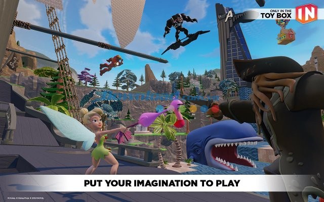 Thế giới siêu khủng trong game Disney Infinity: Toy Box 3.0 cho Android
