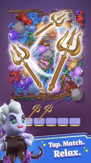 Disney Magic Match 3D là game giải đố với đầy vật phẩm phong cách Disney