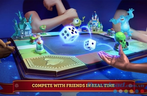 Game cờ tỷ phú miễn phí Disney Magical Dice : The Enchanted Board Game cho Android