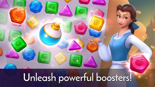 Tận dụng sức mạnh từ bổ trợ để chinh phục hàng trăm level trong Disney Princess Majestic Quest