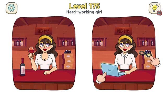 Đồ họa theo phong cách hoạt hình cổ điển và đầy màu sắc