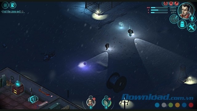 Giao diện chính của game chiến thuật phiêu lưu mới Distrust cho máy tính và Mac