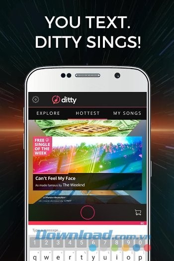 Chế video đơn giản với Ditty