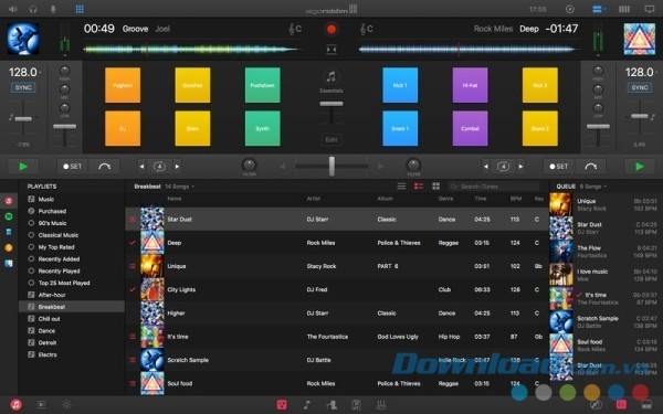 djay Pro cho Mac hỗ trợ nhiều tính năng mix nhạc cực nhanh
