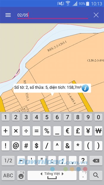 Thông tin thửa đất