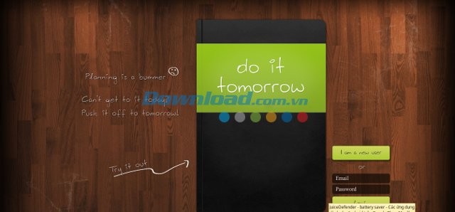 Giao diện Do It (Tomorrow)