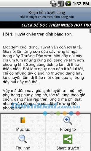 Doan hon tuyet cung for Android