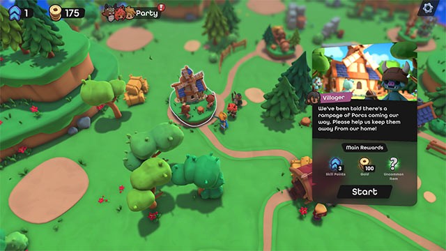 Hoàn thành các nhiệm vụ và mục tiêu thưởng để kiếm điểm nâng cấp hero