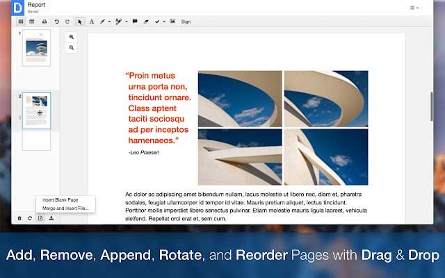 DocHub có thể hoạt động trên nền tảng máy tính để bàn và nền tảng di động
