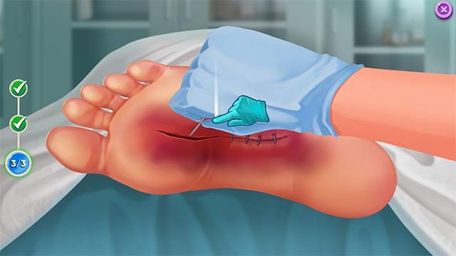 Thực hiện các bước điều trị với âm thanh ASMR sống động