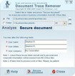 Document Trace Remover 3.5: Thông tin về tập tin